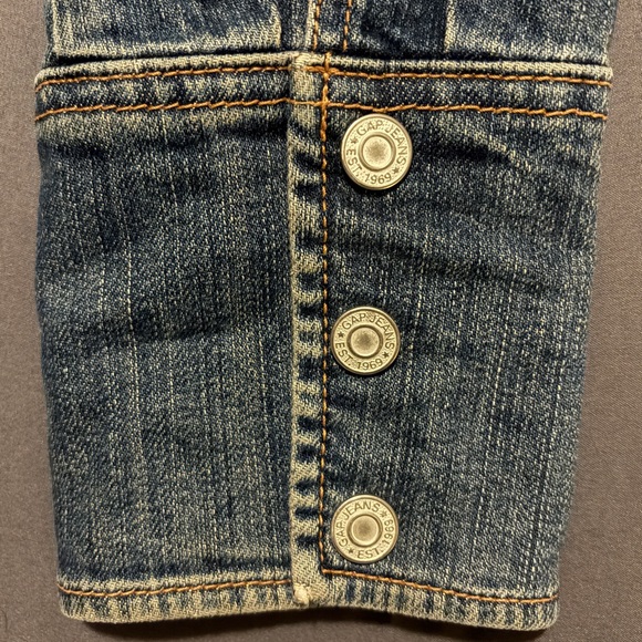 GAP Women's Faded Blue Jean Jacket - Picture 7 of 8